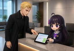 Könnten Sie ~ vereinbaren?のイラスト