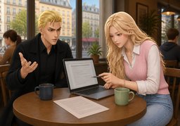 Ich brauche Hilfe bei ~.のイラスト