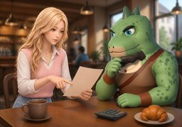 Könnten wir ~ verhandeln?のイラスト