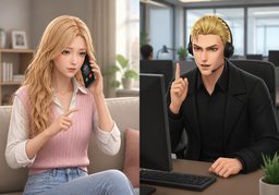 Könnten Sie mich zurückrufen?のイラスト