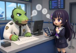 Könnten Sie ~ buchstabieren?のイラスト