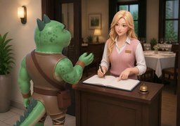 Könnten Sie ~ reservieren?のイラスト