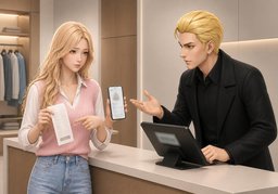 Bitte stornieren Sie ~.のイラスト