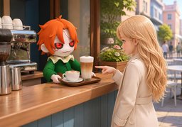 Was bevorzugen Sie, ~ oder ~?のイラスト