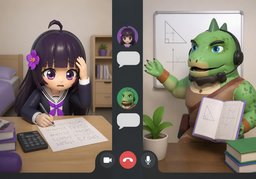 Ich biete ~ an.のイラスト