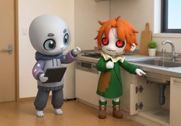 Wir veranlassen ~.のイラスト