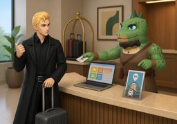 Soll ich ~ organisieren?のイラスト