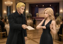 Ich lade Sie zu ~ ein.のイラスト