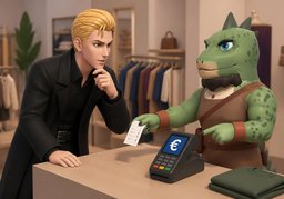 In welcher Währung wird abgerechnet?のイラスト