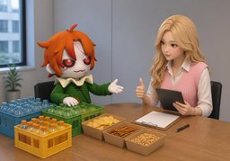 Könnten Sie ~ organisieren?のイラスト