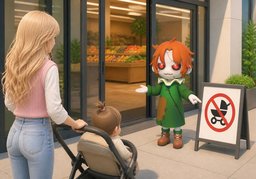 Bitte ~ nicht abstellen.のイラスト