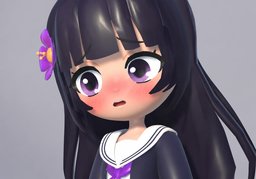 脸红のイラスト