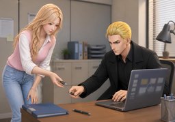 Bitte bearbeiten Sie ~.のイラスト