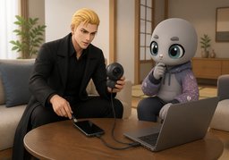 Mit welchen Geräten ist ~ kompatibel?のイラスト
