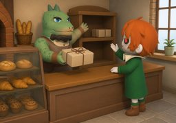 Kann ich ~ abholen?のイラスト