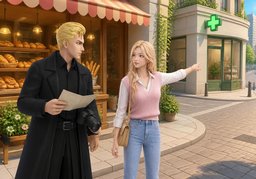Können Sie mir sagen, wo ich ~ finde?のイラスト