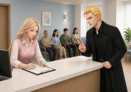 Ich setze Sie auf ~.のイラスト