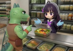 Ist das vegan?のイラスト