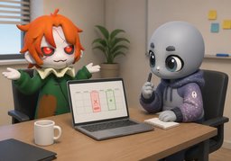 Leider geht ~ nicht.のイラスト