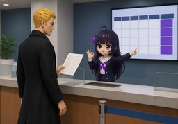 Bis ~ erledige ich das.のイラスト
