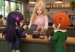 Können wir getrennt zahlen?のイラスト