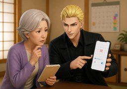 Wie merkt man sich ~ am besten?のイラスト