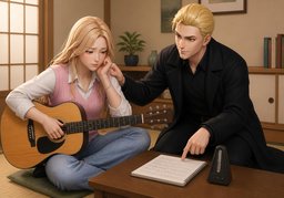 Übung macht den Meister.のイラスト