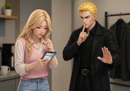 Reden ist Silber, Schweigen ist Gold.のイラスト
