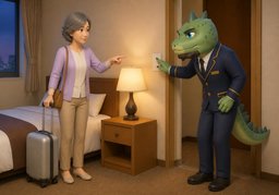 Könnten Sie ~ einschalten?のイラスト