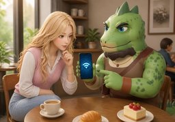 Erlaubt ~ Tethering?のイラスト