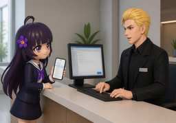 Erhalte ich ~?のイラスト