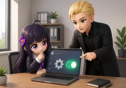 Kann ich ~ deaktivieren?のイラスト