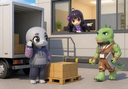 Die Kontaktperson ist ~.のイラスト
