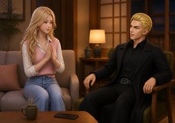 Danke fürs Zuhören.のイラスト