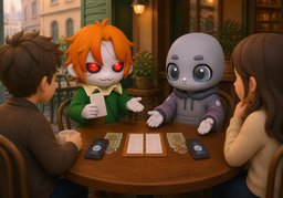 Können wir ~ aufteilen?のイラスト