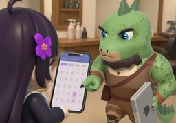 Kann ich ~ online auswählen?のイラスト