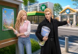 Wird ~ an anderen Orten ausgehängt?のイラスト