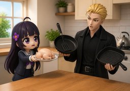 Ich möchte ~ gebraten haben.のイラスト