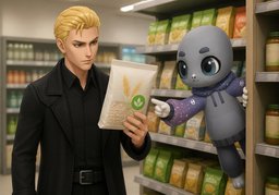 Sind die Zutaten von ~ Bio?のイラスト