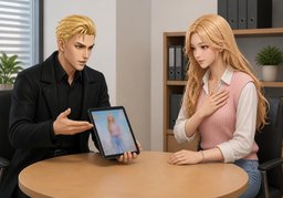 Die Person ist weiblich.のイラスト