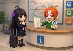 Ich hätte gern Informationen zu ~.のイラスト
