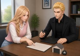 Kann ~ in den Mietvertrag aufgenommen werden?のイラスト