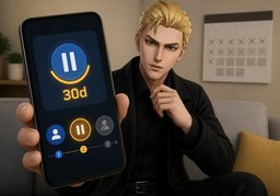 Was passiert mit ~ bei Inaktivität?のイラスト