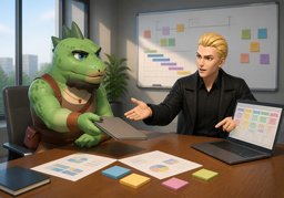 Könnten Sie bei ~ mithelfen?のイラスト