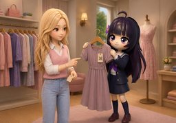 Haben Sie ~ in Größe ~?のイラスト