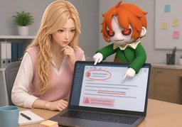 Woran erkenne ich ~?のイラスト