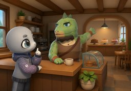 Wo wird ~ serviert?のイラスト