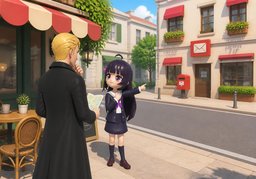 Ist es gegenüber von ~?のイラスト