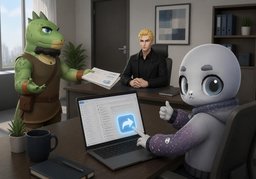 Könnten Sie das an ~ weiterleiten?のイラスト