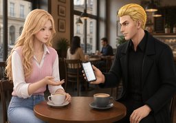 Können wir in ~ bleiben?のイラスト